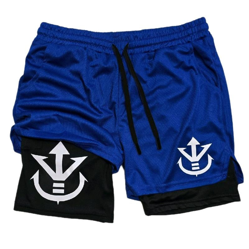 Saiyans Vegeta "Anime" Gym Shorts